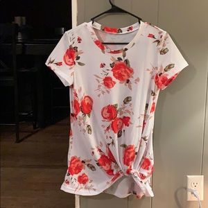 Floral tee